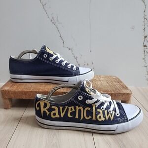 Harry Potter Sneakers Mens 10 Blue Custom Ravenclaw Low Top Shoes